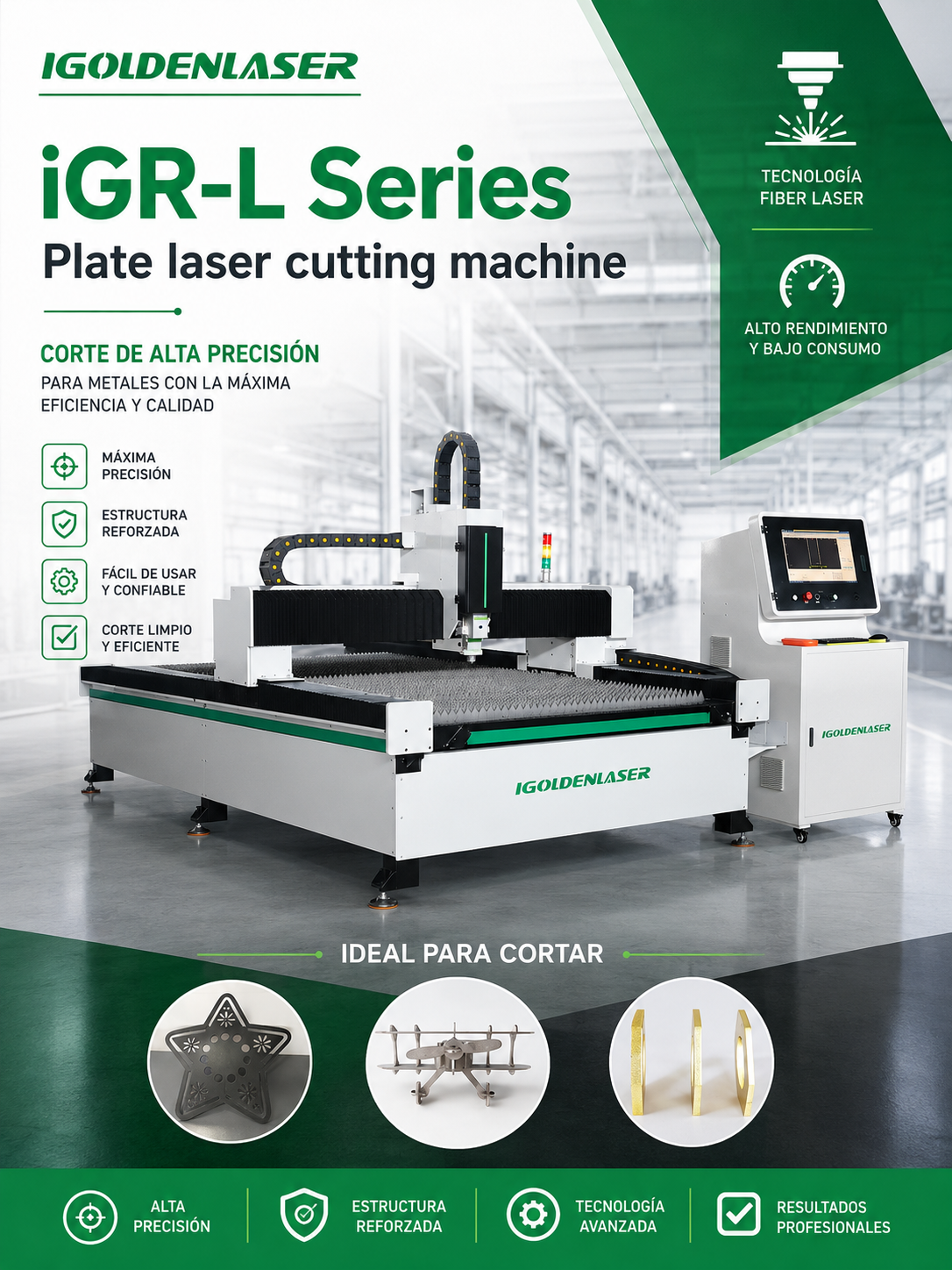 iGR-L Series Plate laser cutting machine