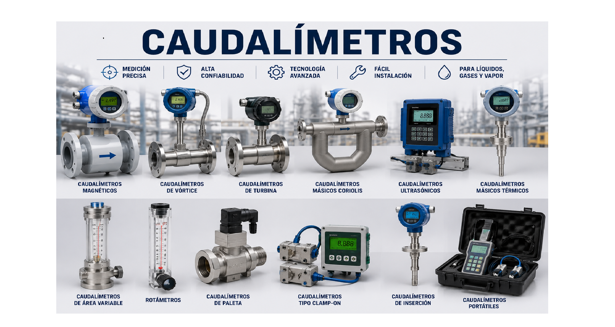 Caudalímetros