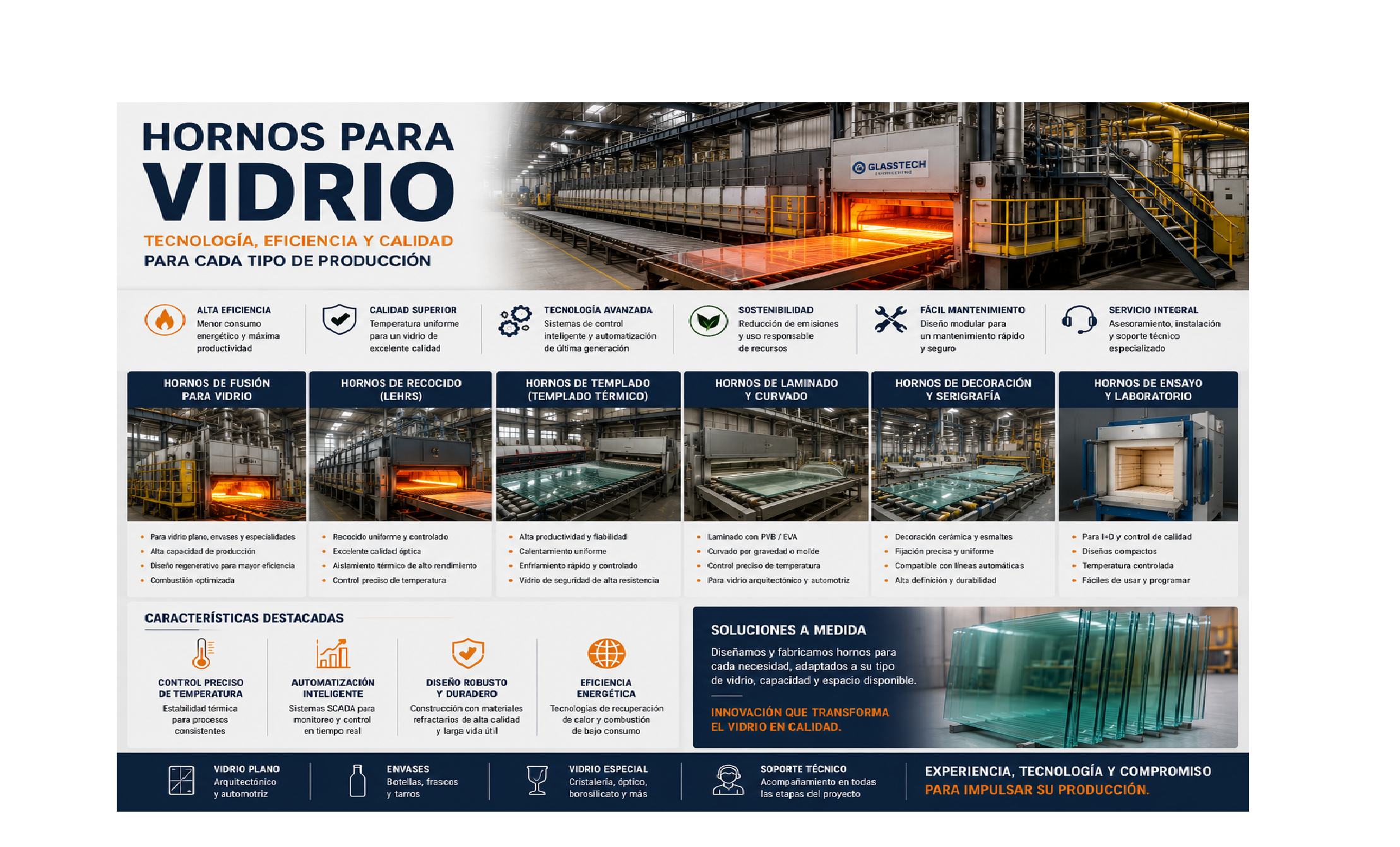 Hornos para vidrio