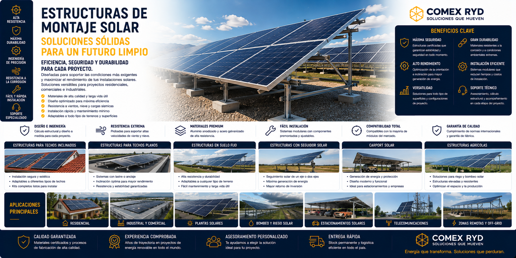 Estructuras de montaje solar