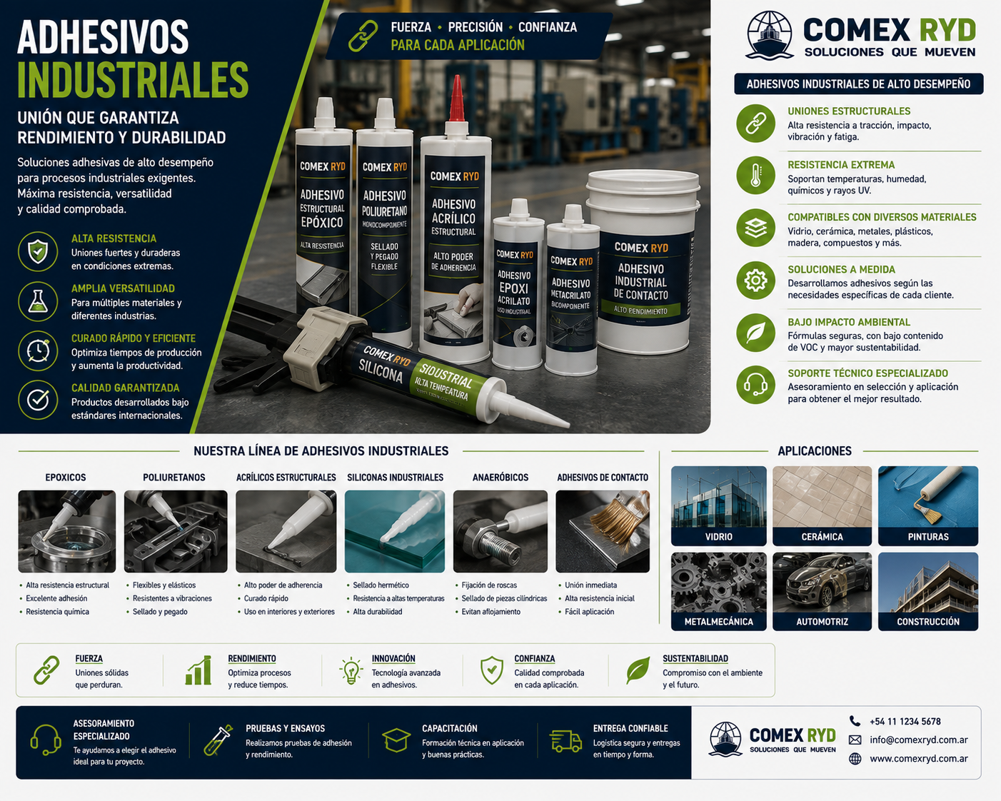 Adhesivos industriales