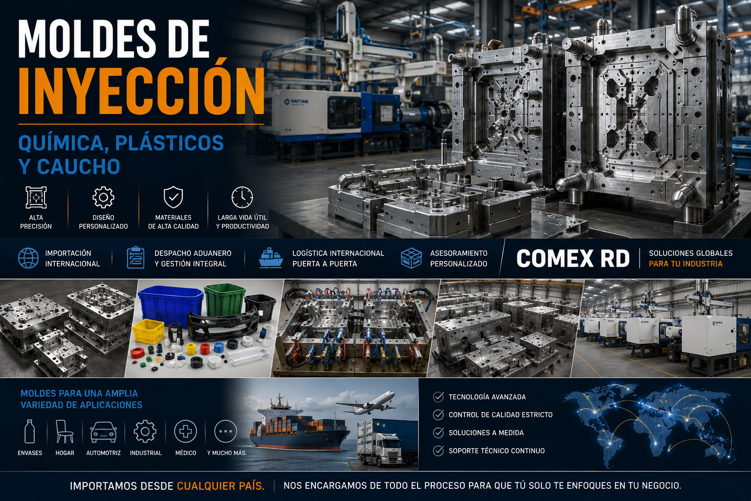 Moldes de inyección