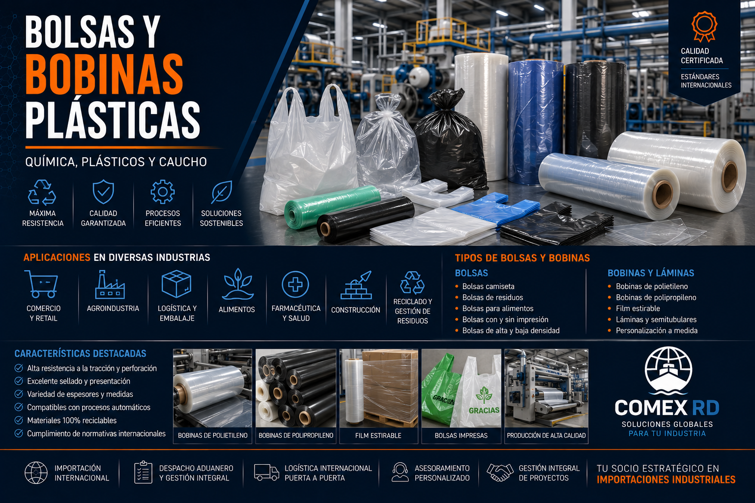 Bolsas y bobinas plásticas
